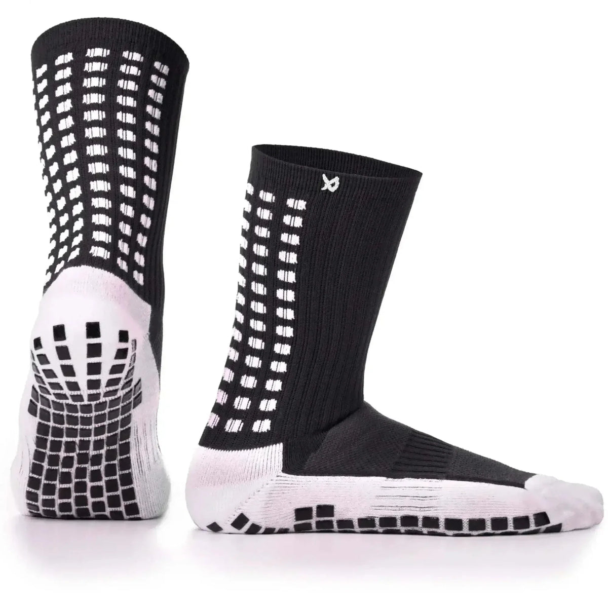 LUX black grip calf socks