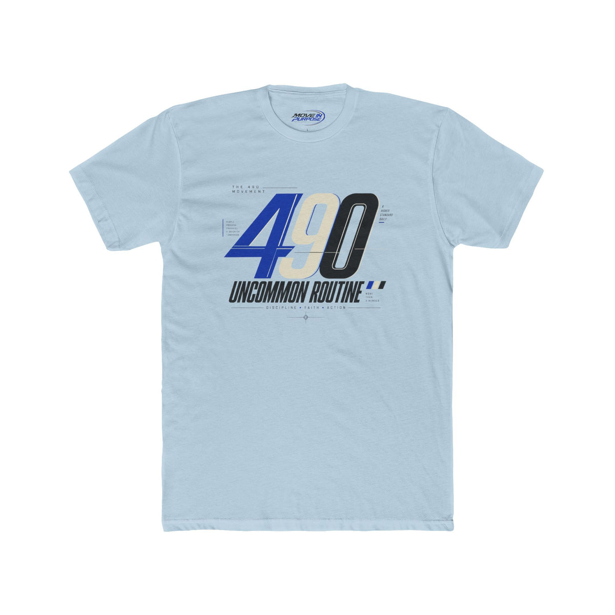 490 Uncommon Routine Tee — Athletic Vintage Graphic T-Shirt