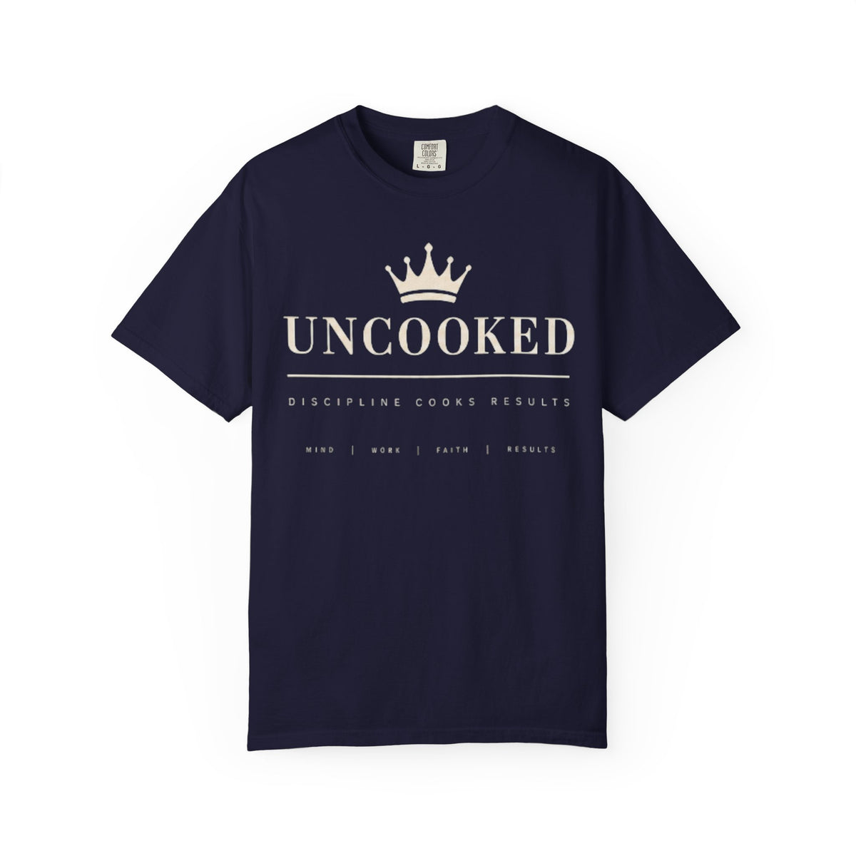 Uncooked Crown T-Shirt — Minimalist Royal Graphic Tee