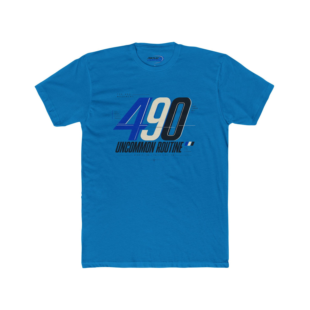 490 Uncommon Routine Tee — Athletic Vintage Graphic T-Shirt