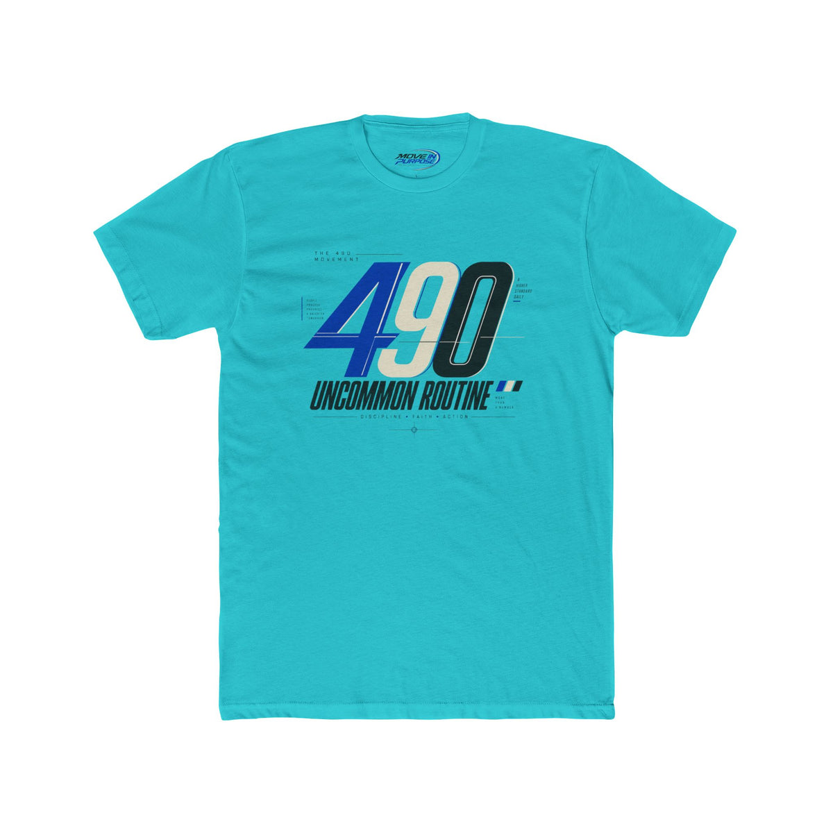 490 Uncommon Routine Tee — Athletic Vintage Graphic T-Shirt