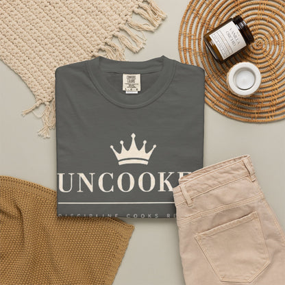 Uncooked Crown T-Shirt — Minimalist Royal Graphic Tee