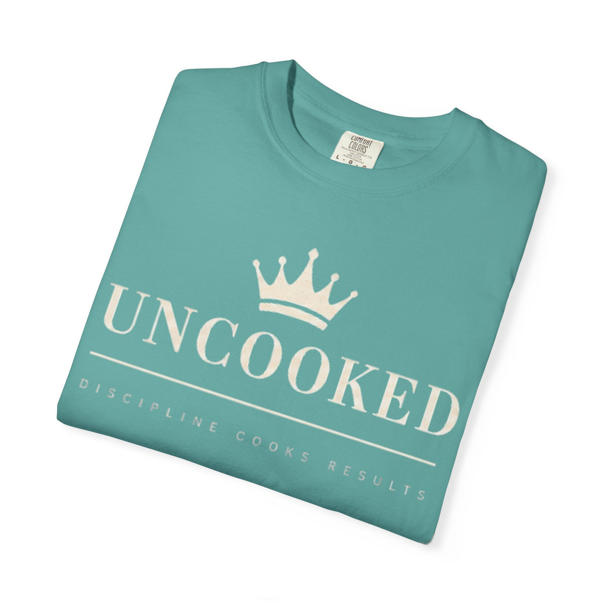 Uncooked Crown T-Shirt — Minimalist Royal Graphic Tee
