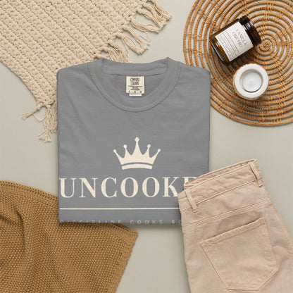 Uncooked Crown T-Shirt — Minimalist Royal Graphic Tee