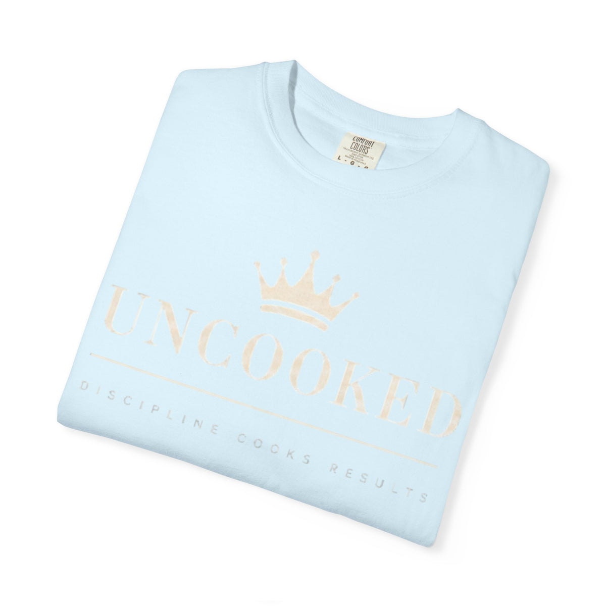 Uncooked Crown T-Shirt — Minimalist Royal Graphic Tee