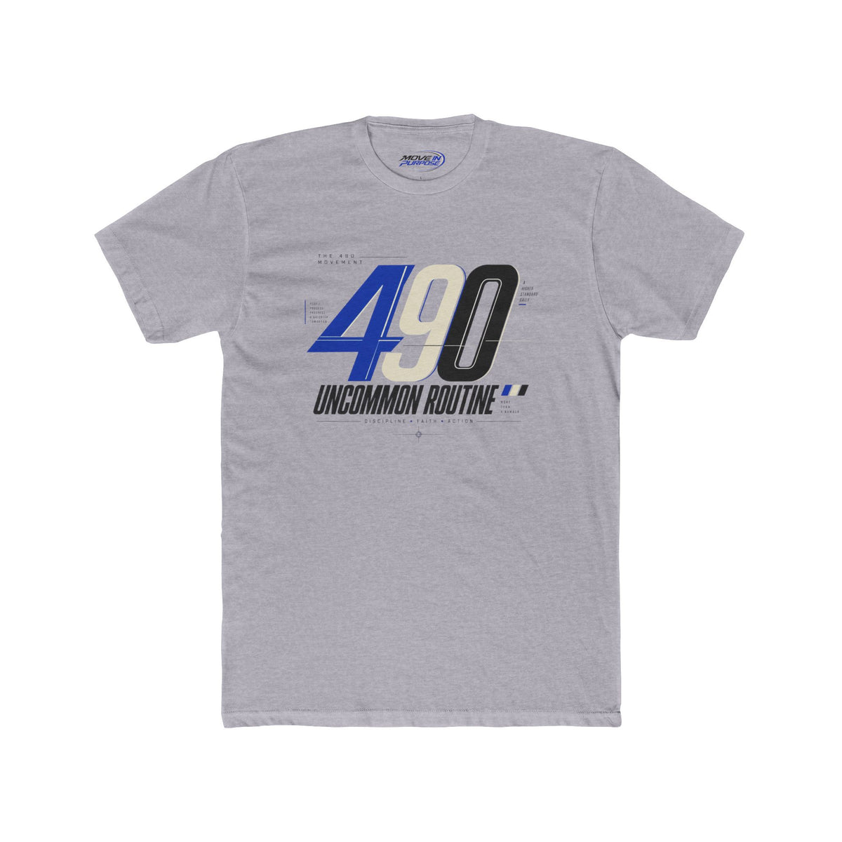 490 Uncommon Routine Tee — Athletic Vintage Graphic T-Shirt