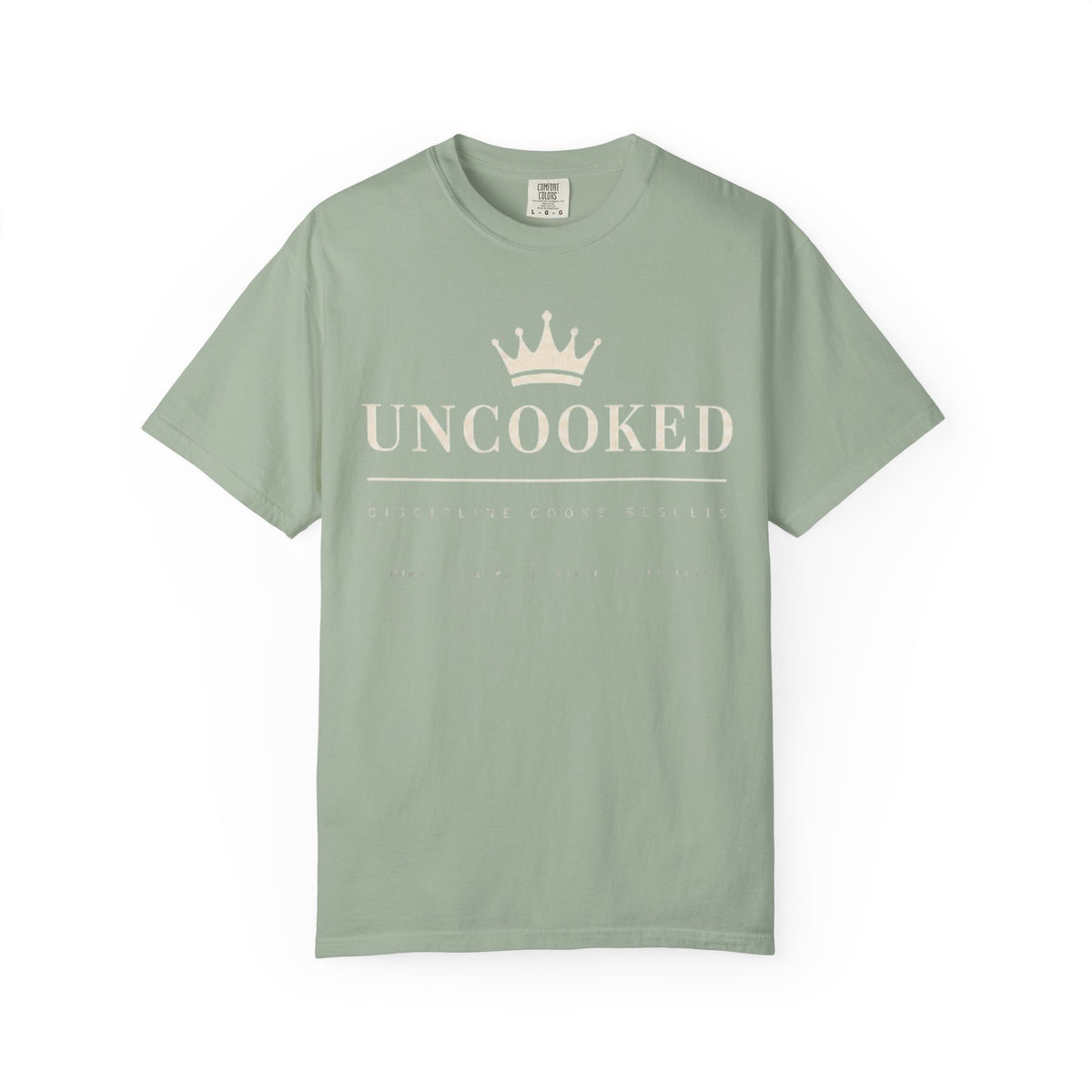 Uncooked Crown T-Shirt — Minimalist Royal Graphic Tee
