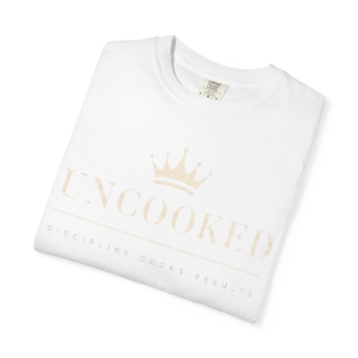 Uncooked Crown T-Shirt — Minimalist Royal Graphic Tee