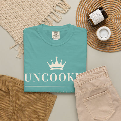 Uncooked Crown T-Shirt — Minimalist Royal Graphic Tee