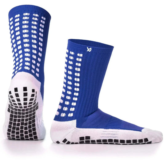 Grip Socks Football - Calf Socks - Blue - LUX - Blue / Large LUX Sports