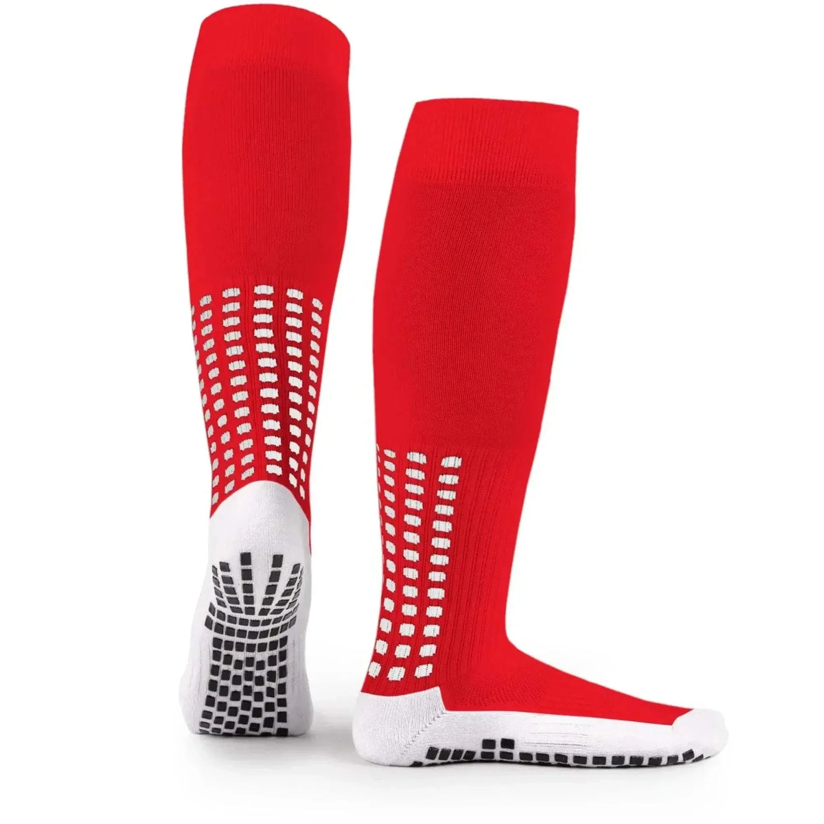 Red Knee Grip Socks