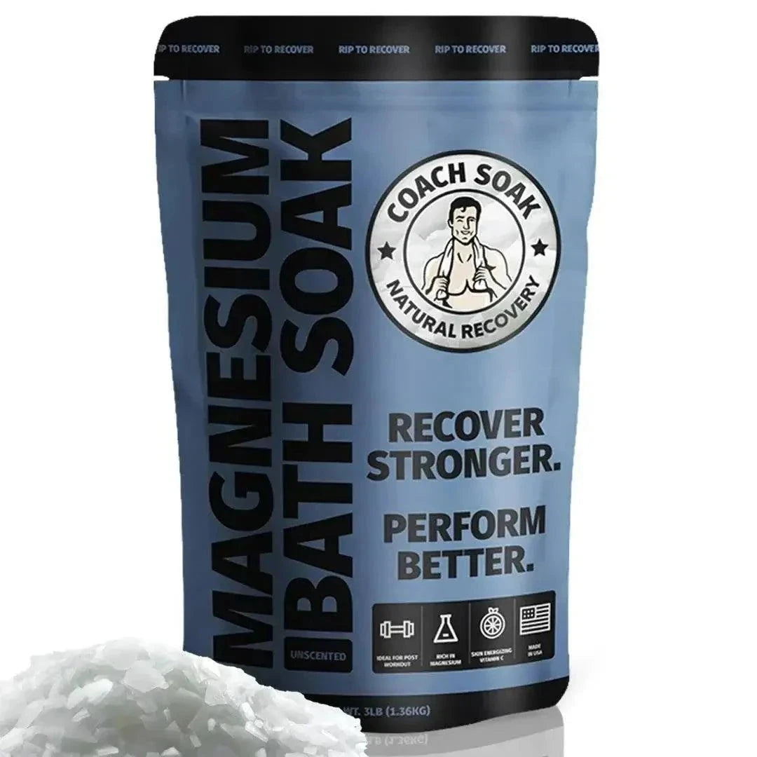 Coach Soak Magnesium Bath Soak | Post-Workout Recovery - Unscented Angles90®