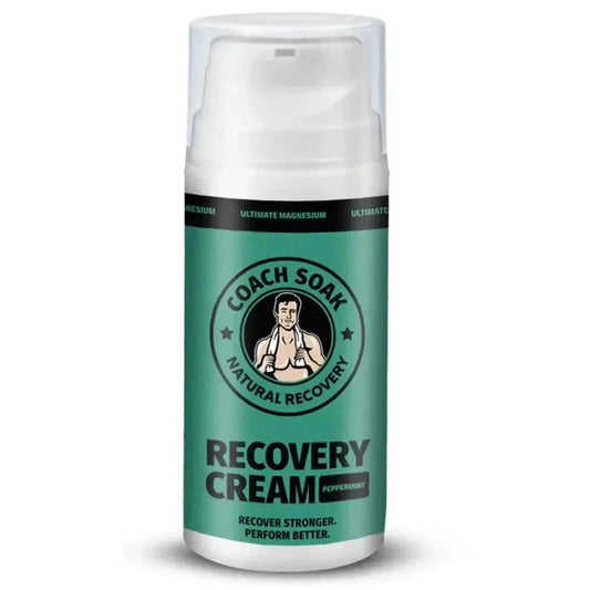 Coach Soak Magnesium Recovery Cream | Fast Muscle Relief - Peppermint Angles90®