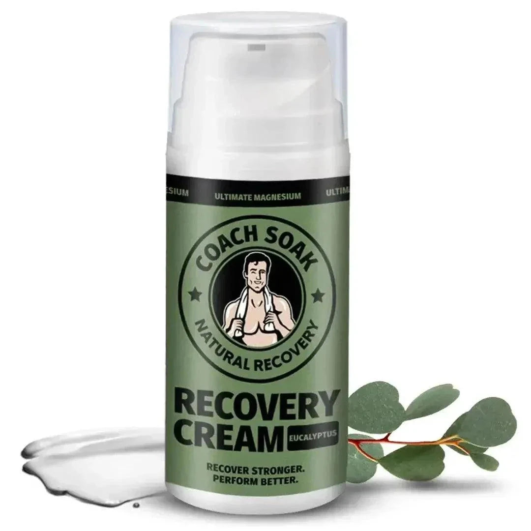 Coach Soak Magnesium Recovery Cream | Fast Muscle Relief - Eucalyptus Angles90®